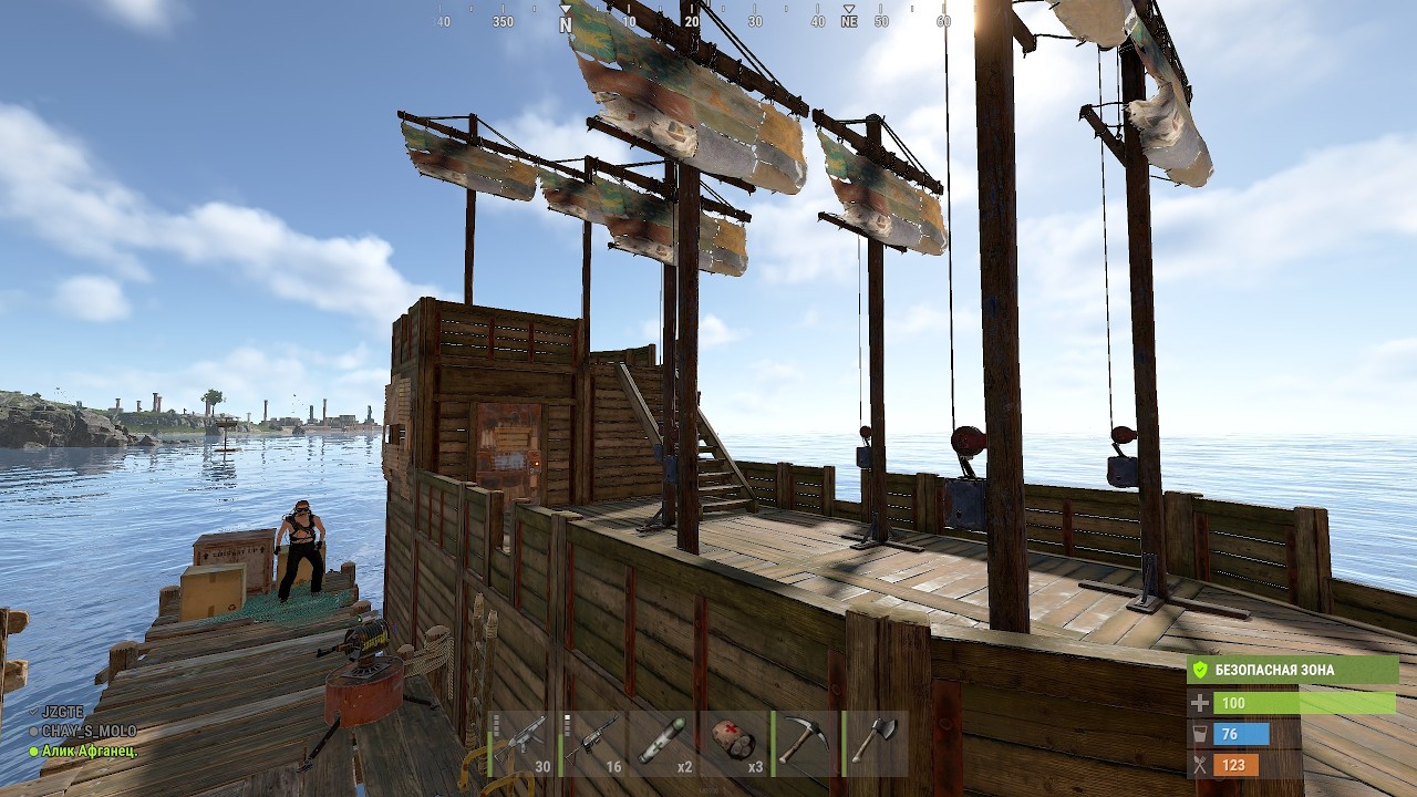 RUST классика Покоряем море.