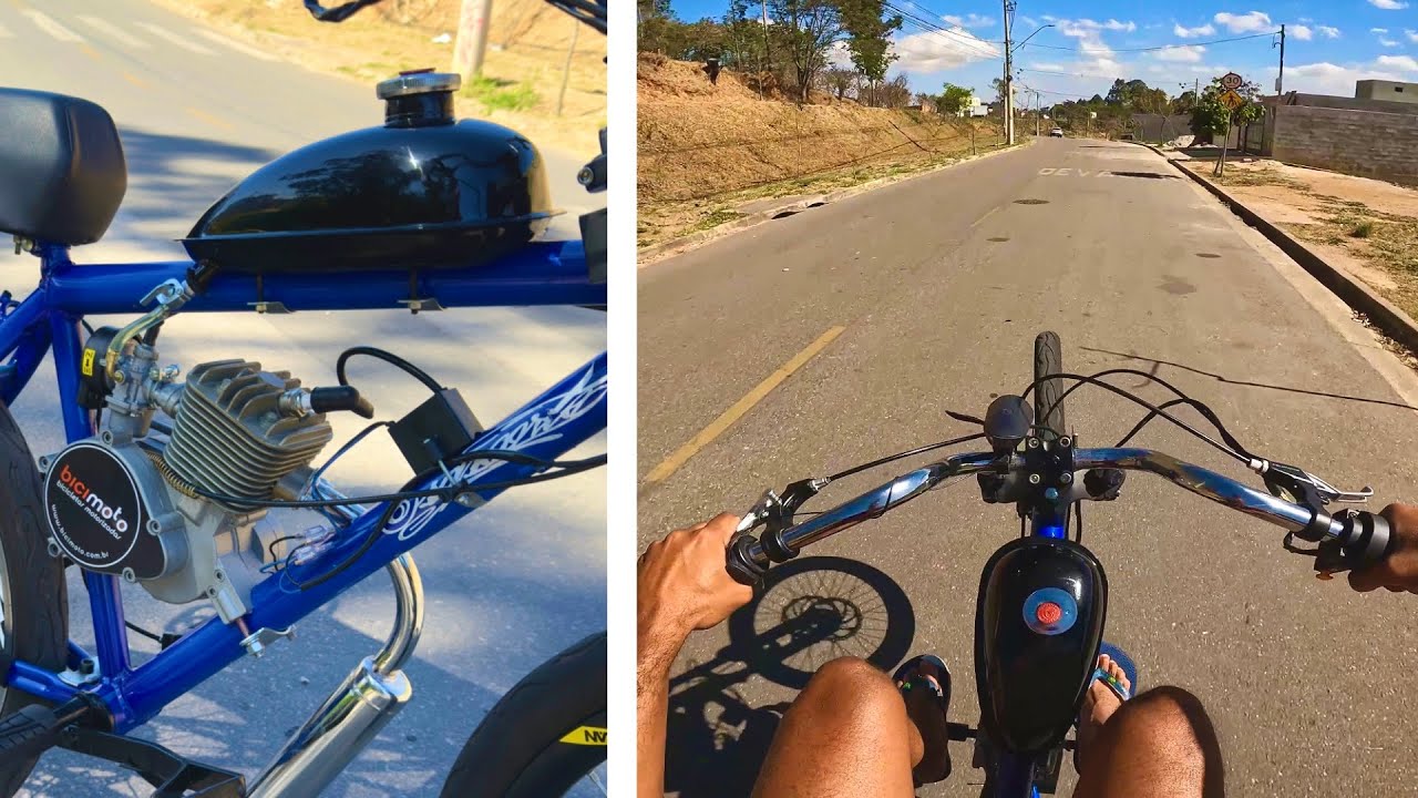 CHAPA MAXIMA NO MOTOR DA BICIMOTO!