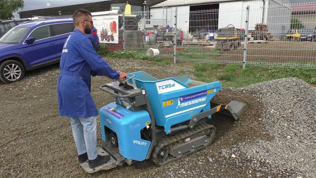 Návod k obsluze minidumperu Messersi TC85d