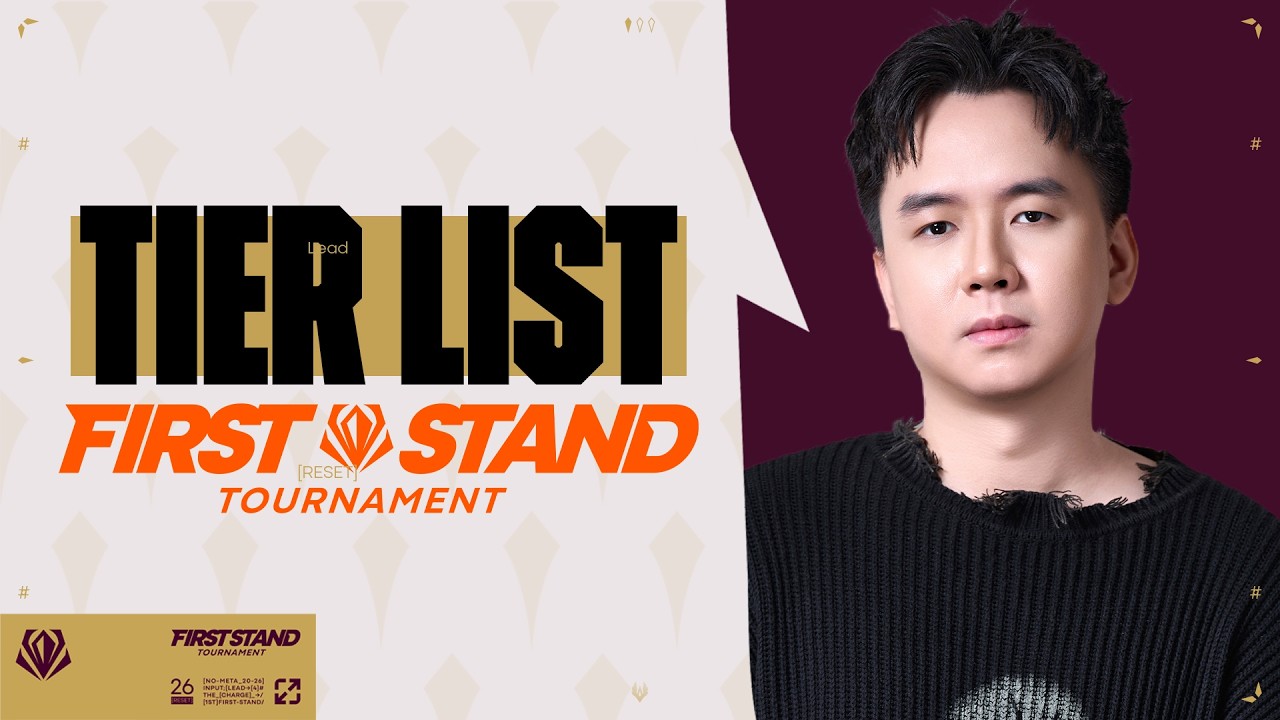 XẾP HẠNG SỨC MẠNH CÁC ĐỘI TẠI FIRST STAND 2026