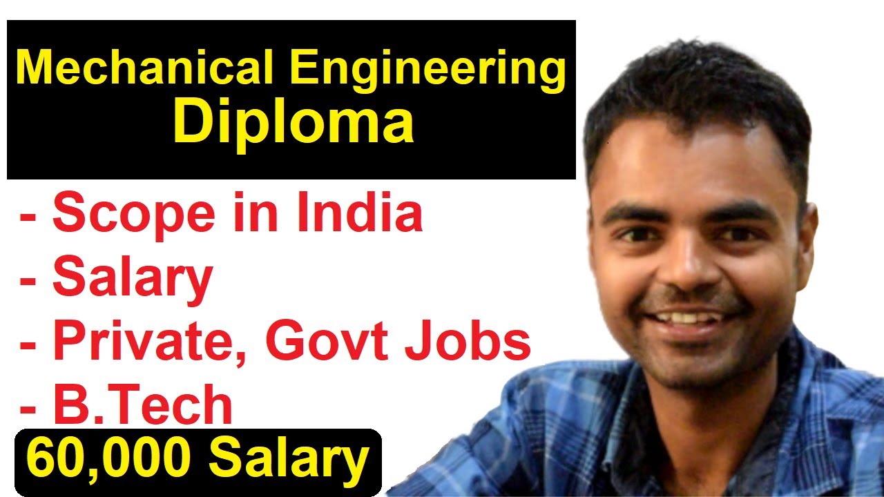Scope of Diploma in Mechanical Engineering in India, Salary, Govt Job, Private Job, B.Tech Hindi