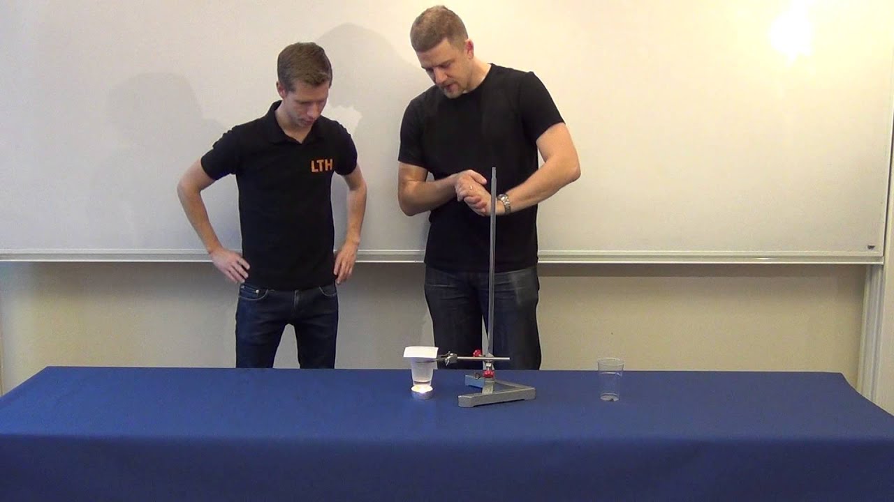 21: Koka vatten i plastglas - LTHs julkalender 2012