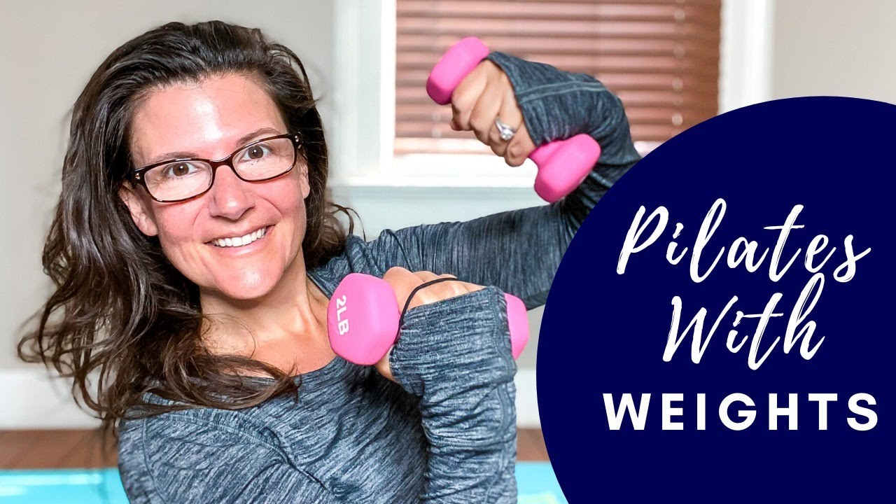 FULL BODY PILATES WORKOUT WITH WEIGHTS