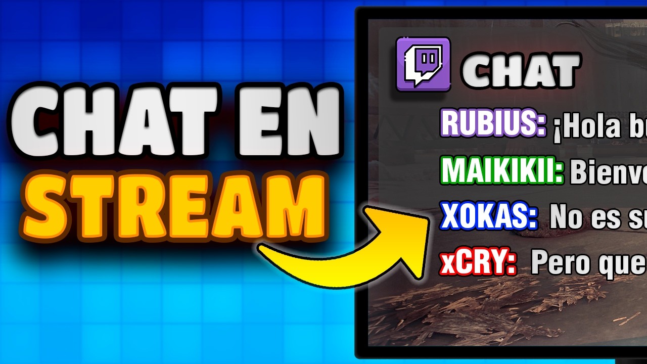 COMO PONER EL CHAT DE TWITCH EN OBS ¡CON UN SOLO CLICK! 😱