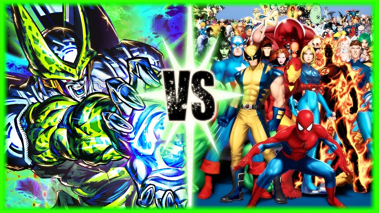 Perfect Cell Vs The Marvel Universe