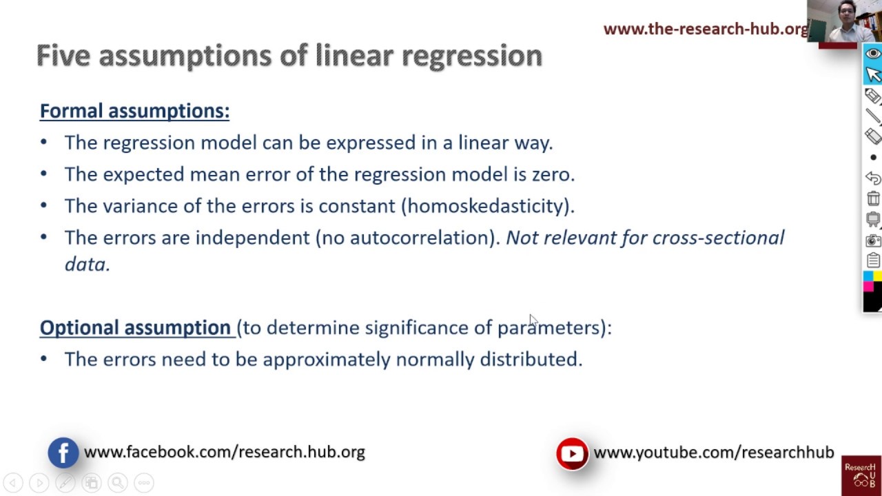 SPSS (16): Testing the five assumptions of linear regression in SPSS