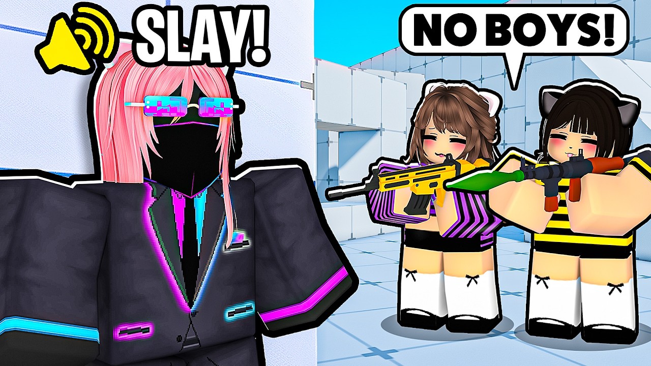 I Snuck in a GIRLS ONLY CLAN with a VOICECHANGER..(Roblox Rivals)