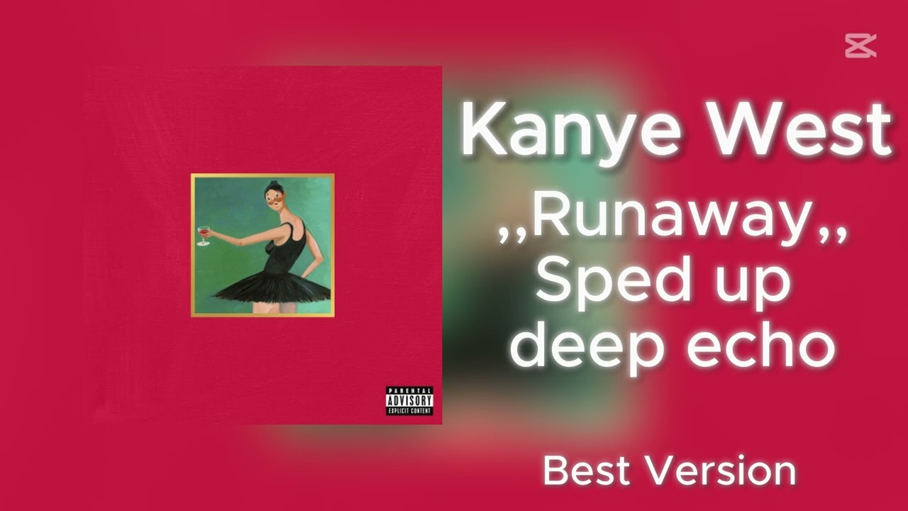 Kanye West - Runaway - Sped up, echo effect best version, edited by miltonek