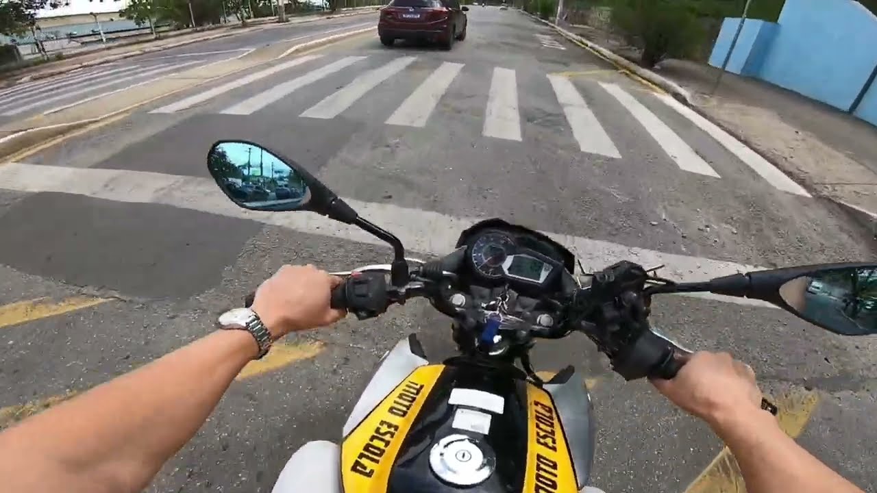 Aula de moto iniciante como mudar as marchas e redução