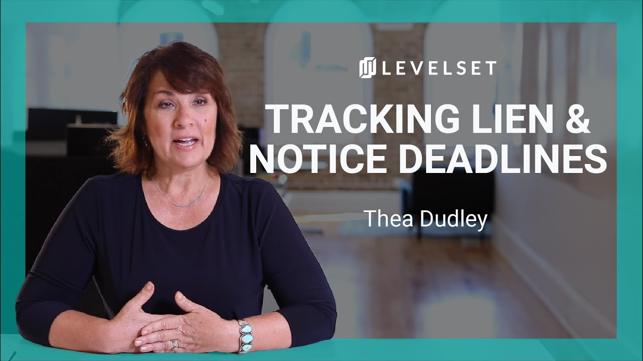 How to Keep Track of Lien & Notice Deadlines | Thea Dudley | Credit Management Course