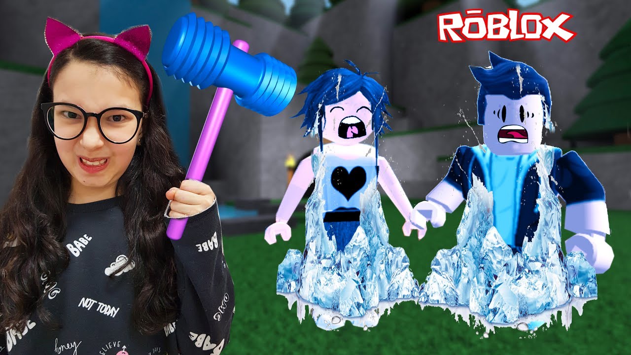 Roblox - CONGELADOS PELA FERA DA MARRETA (Flee The Facility) | Luluca Games