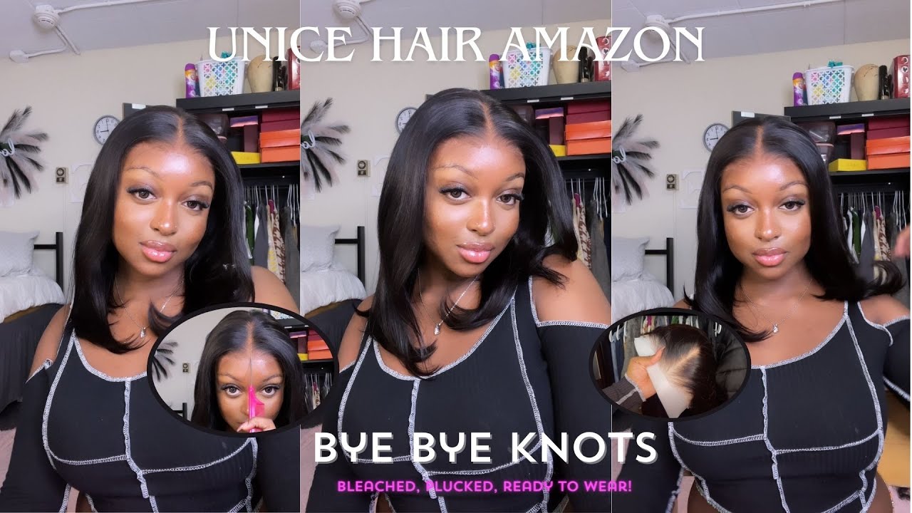 GLUELESS BYE BYE KNOTS BOB WIG FROM AMAZON? UNICE HAIR