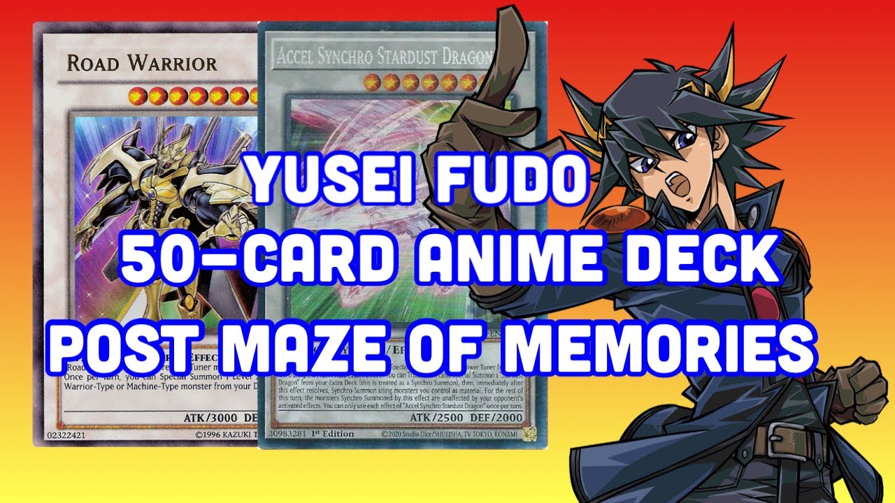 Yu-Gi-Oh Yusei Fudo Character Deck - Stardust Warrior Synchron Post MAZE 2023 - Team Time Riders