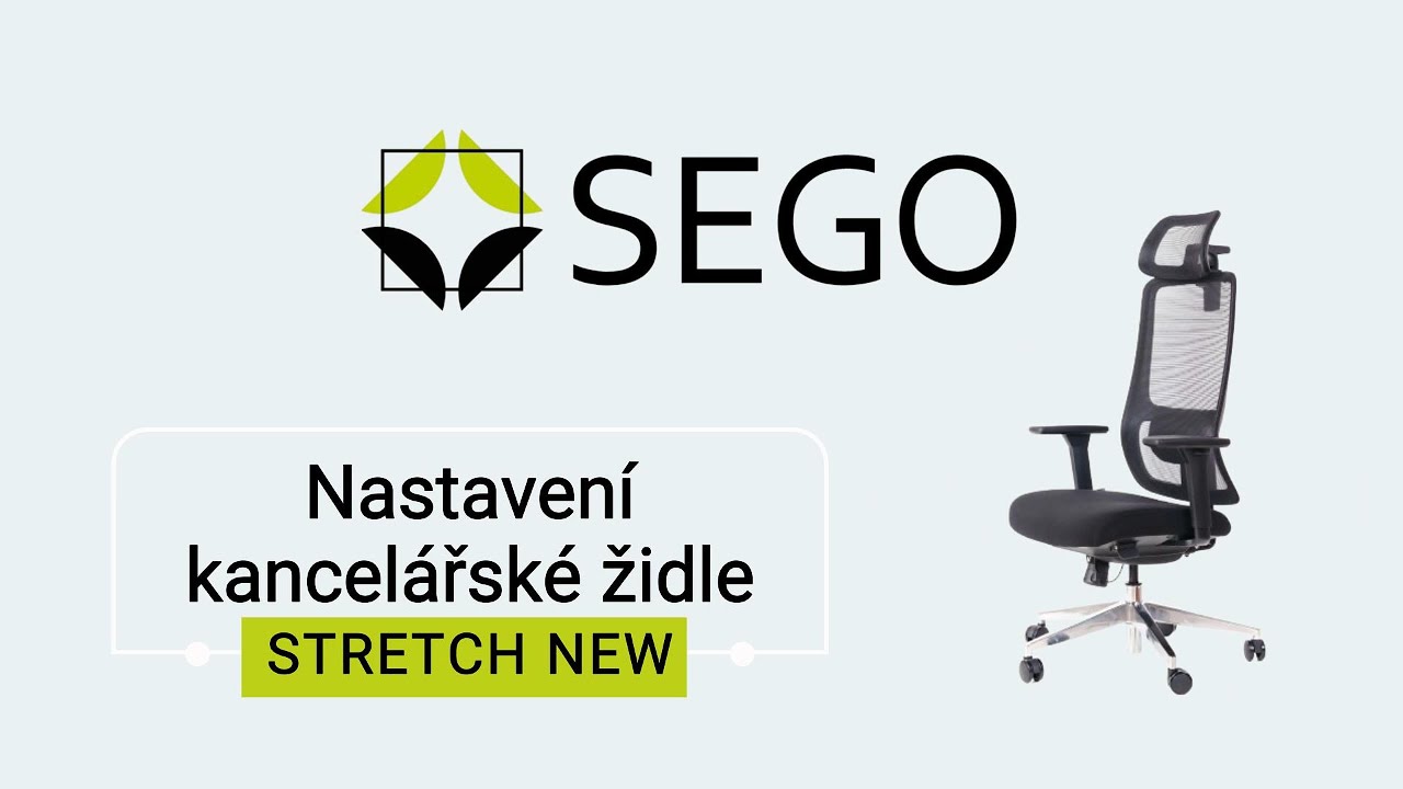Perfektní nastavení kancelářské židle STRETCH NEW: Pohodlné a ergonomické sezení