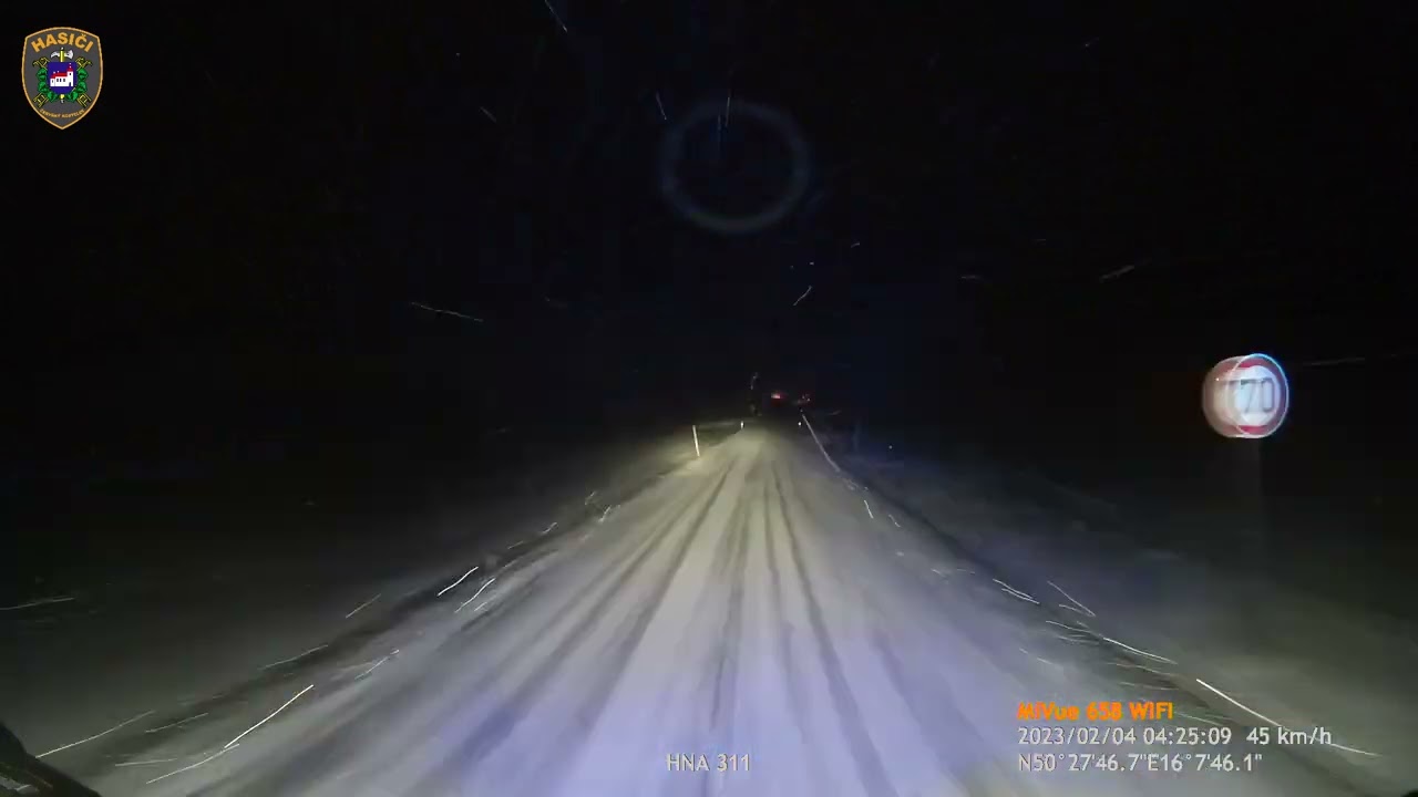 Výjezd: Červený Kostelec | Dopravní nehoda | 04.02.2023 | Horní Radechová, Zábrodí