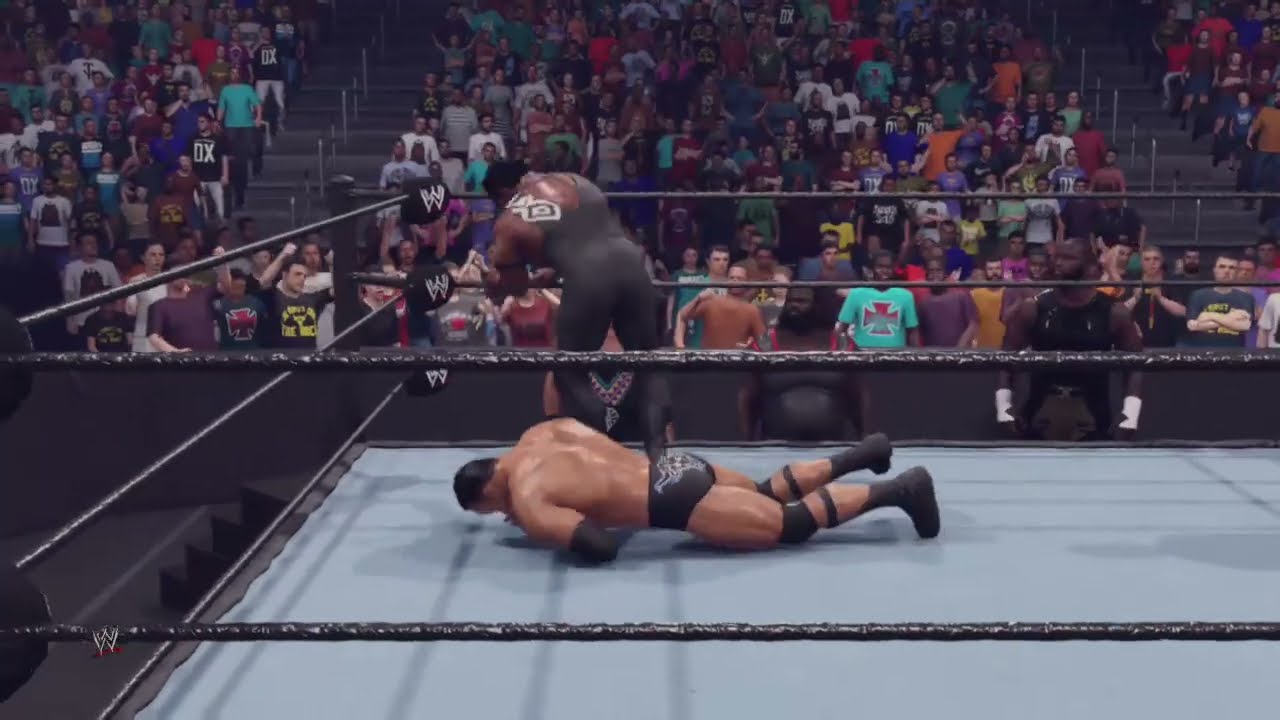 WWE 2K25 Фарук против Рока