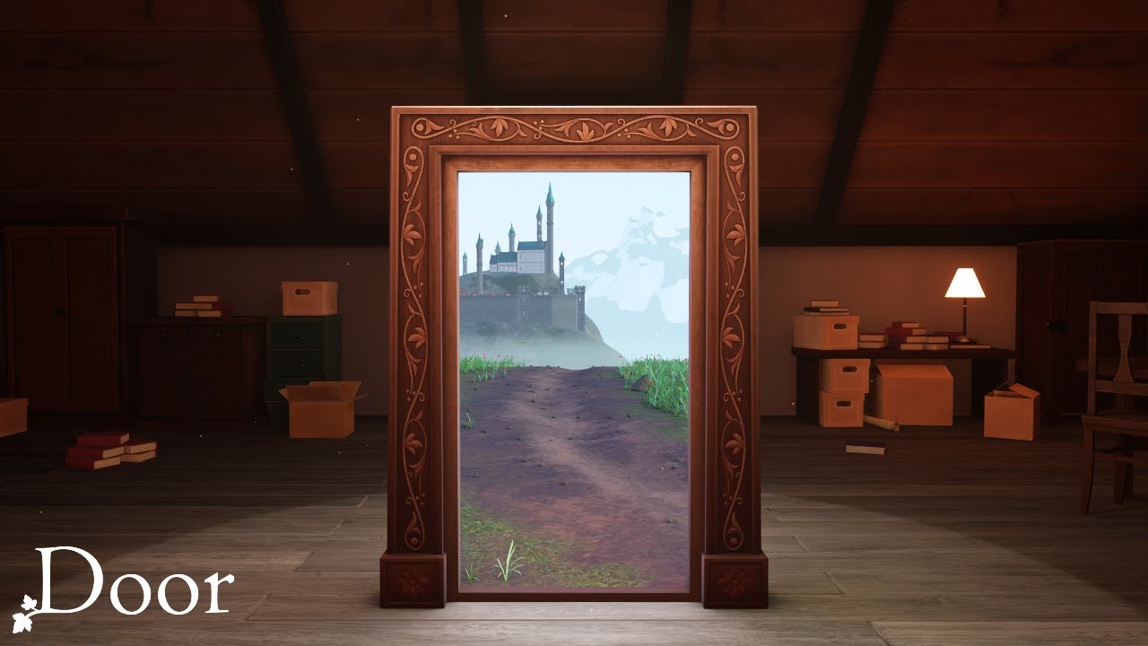 Door. A non-euclidean short film. | Blender & Eevee.