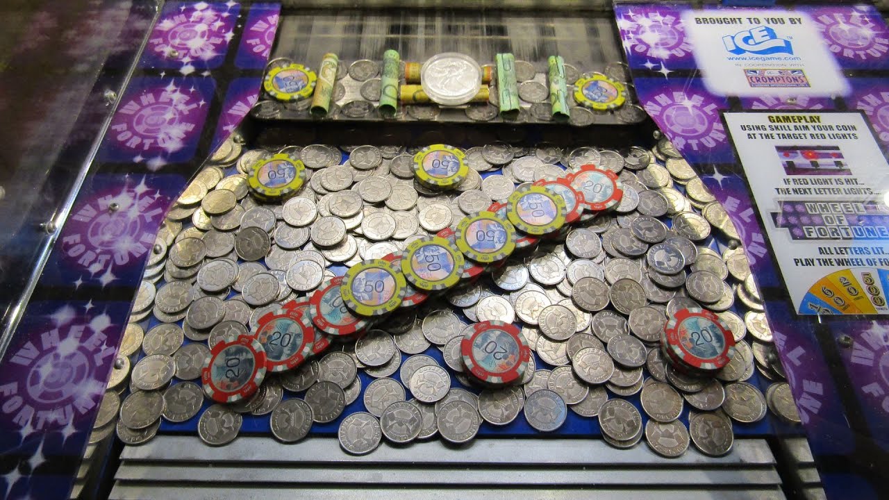 I RECKON I DID ALRIGHT PLAYING THE COIN PUSHER