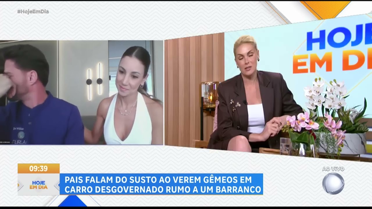 Susto no PR: Gêmeos soltam freio do carro do pai e por pouco escapam de capotamento
