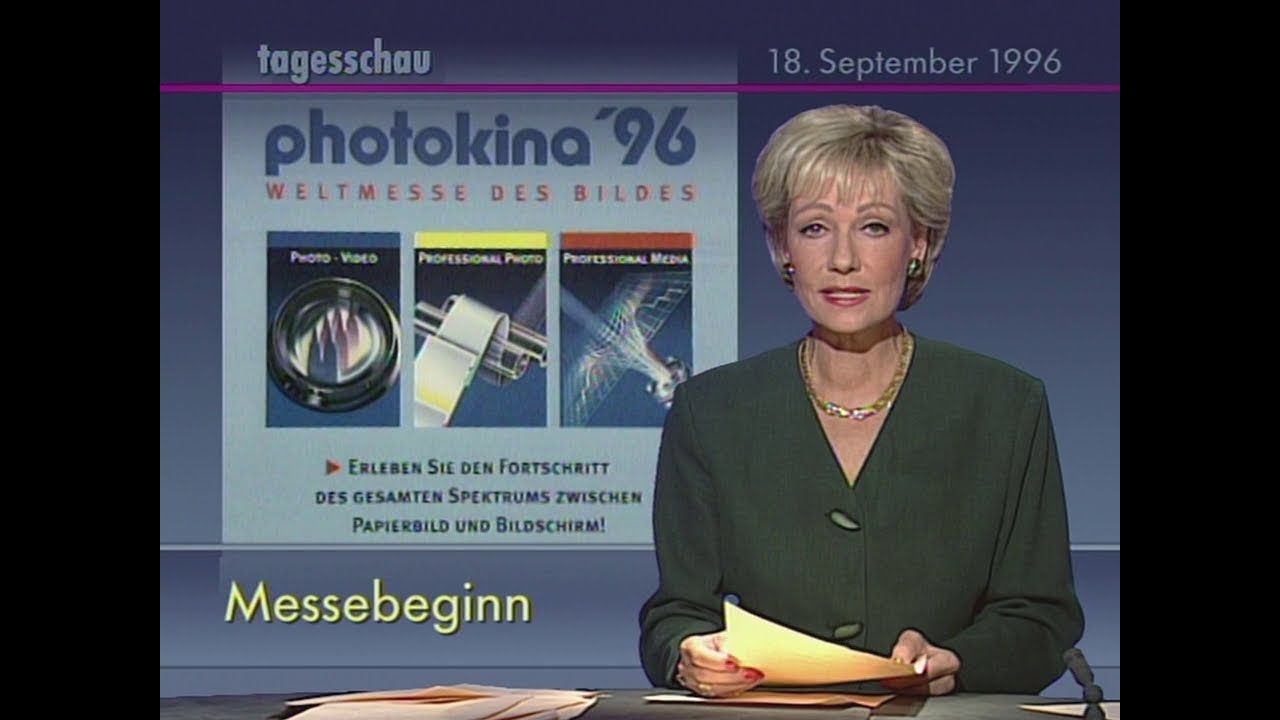 Neue Technik auf Photokina im Sept. 1996
