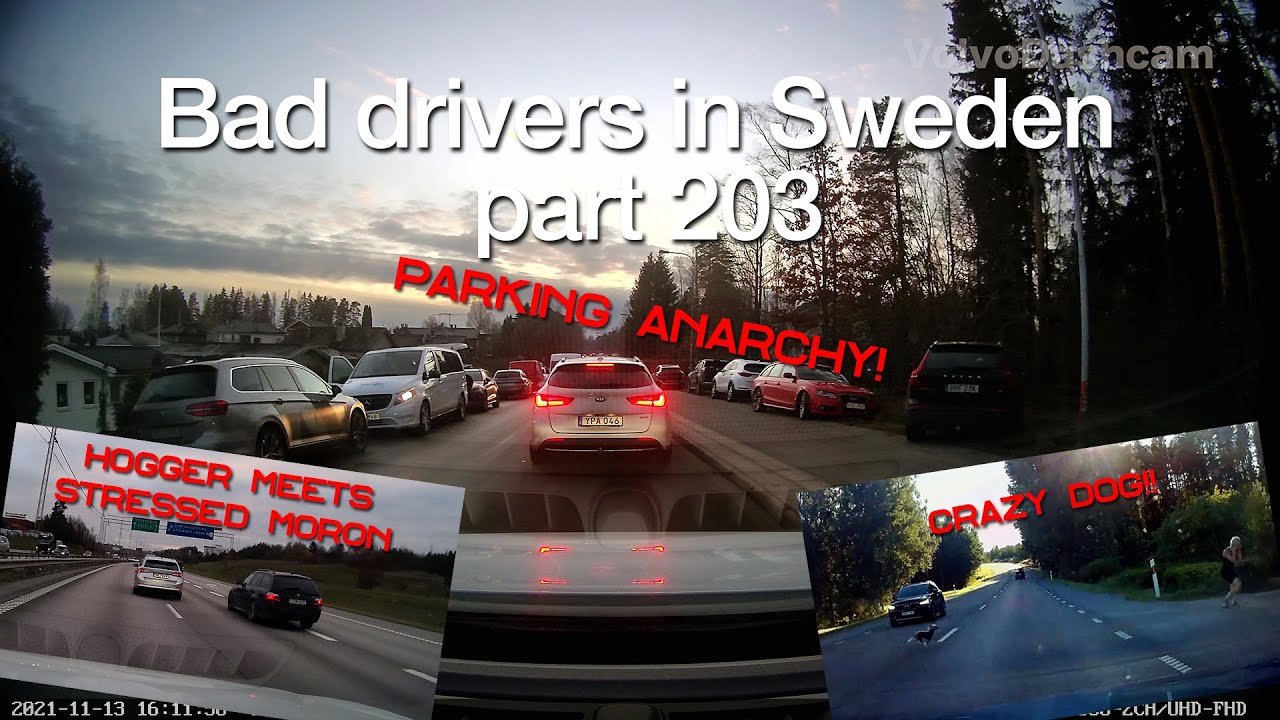 Bad Drivers in Sweden #203 Traffic cheaters are the worst!
