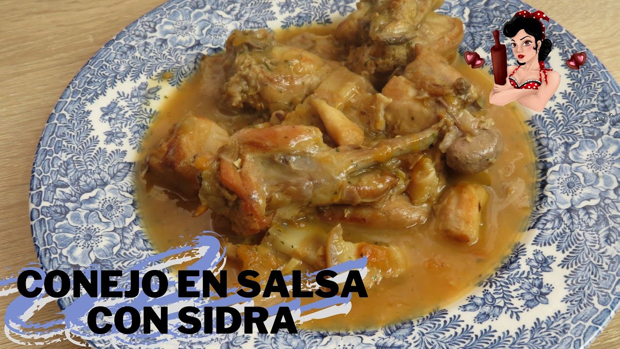 CONEJO EN SALSA A LA SIDRA👌👌RICO,RICO