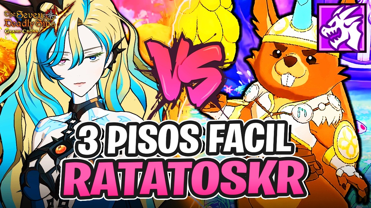 EL EQUIPO MÁS FÁCIL y SEGURO! SALOS DOMINA A RATATOSKR en 3 PISOS - Seven Deadly Sins: Grand Cross