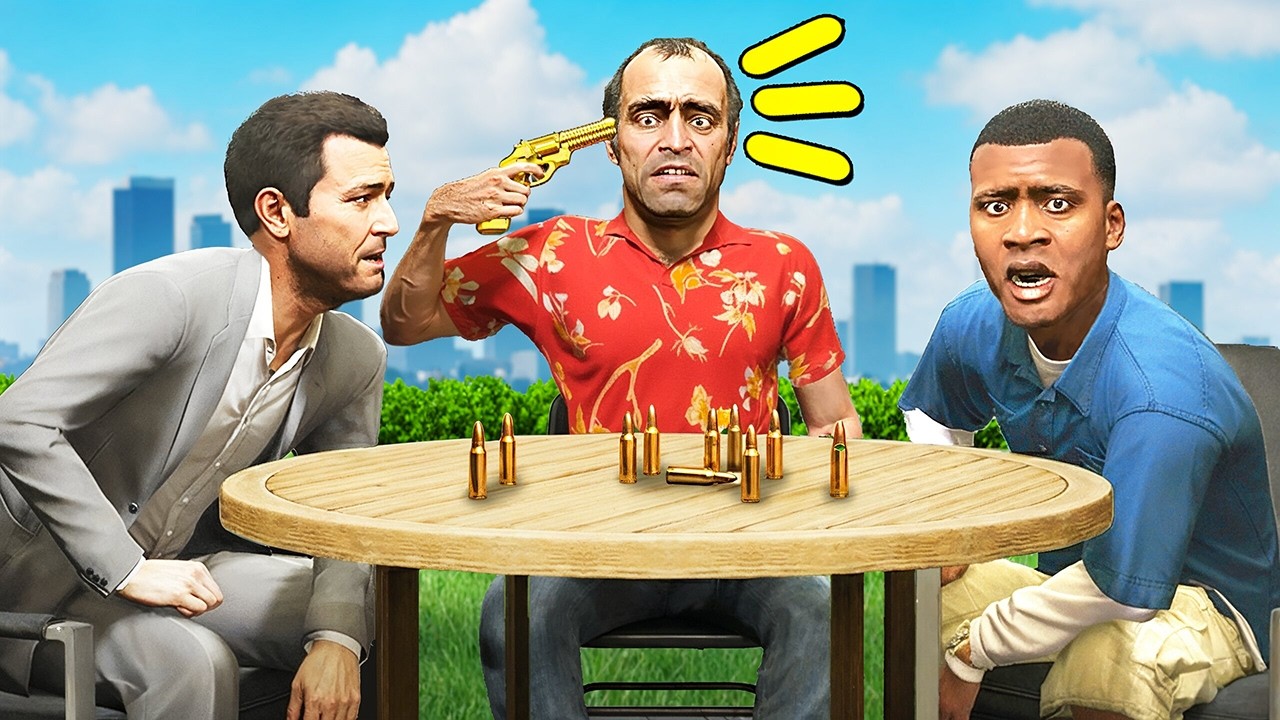 ВЫЖИВЕТ ТОЛЬКО ОДИН! РУССКАЯ РУЛЕТКА в GTA 5!