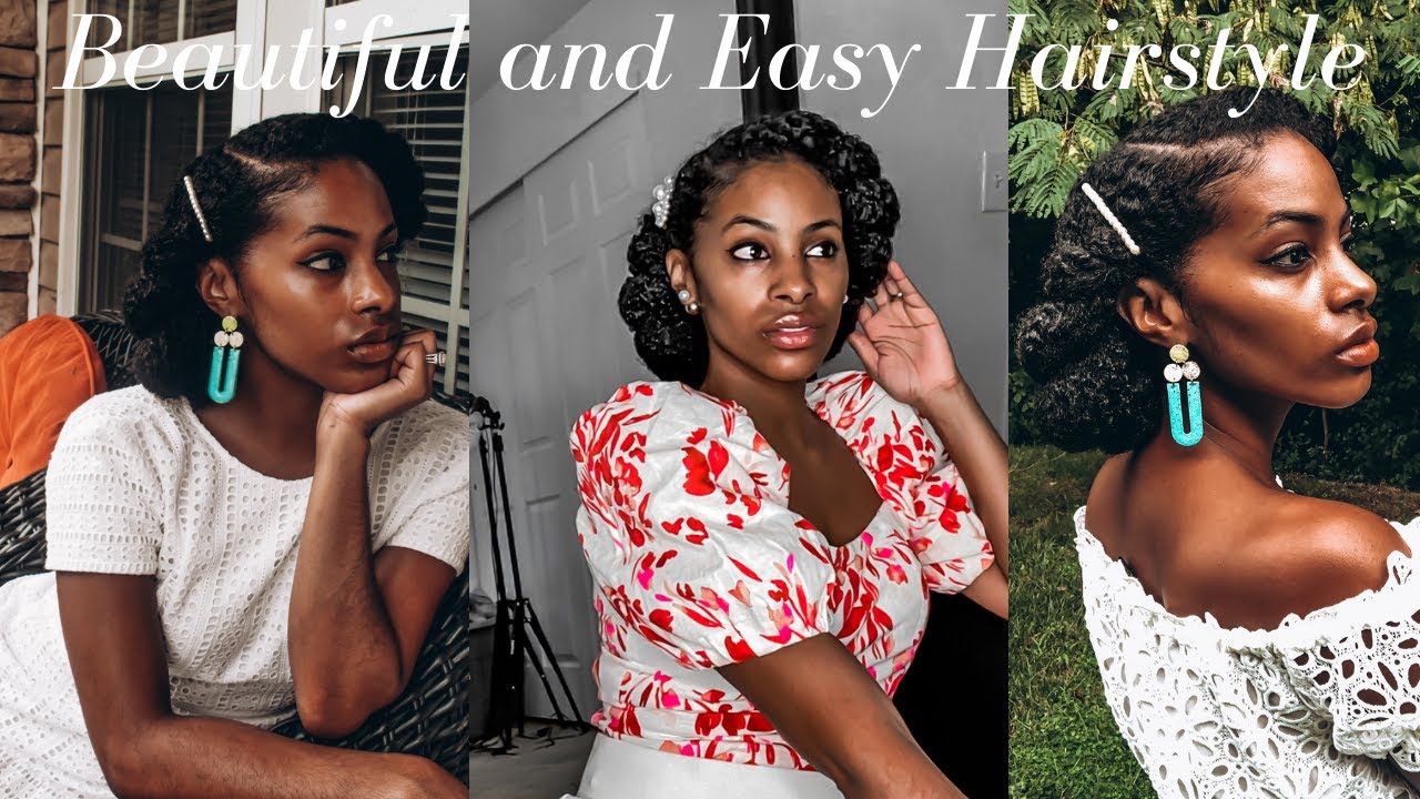 Beautiful and Easy Natural Hairstyle  || Klassically Kept