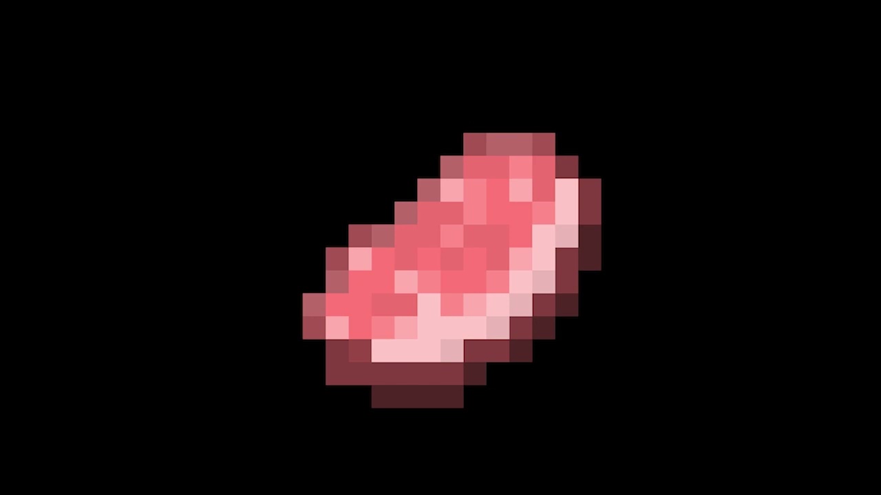 1 hour of silence occasionally broken up by minecraft eating sound effect