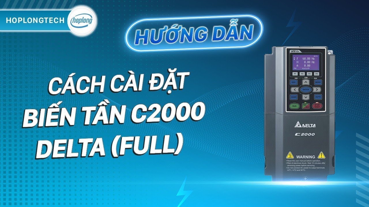 Các ứng dụng cơ bản của biến tần DELTA C2000 | HopLongTechnology