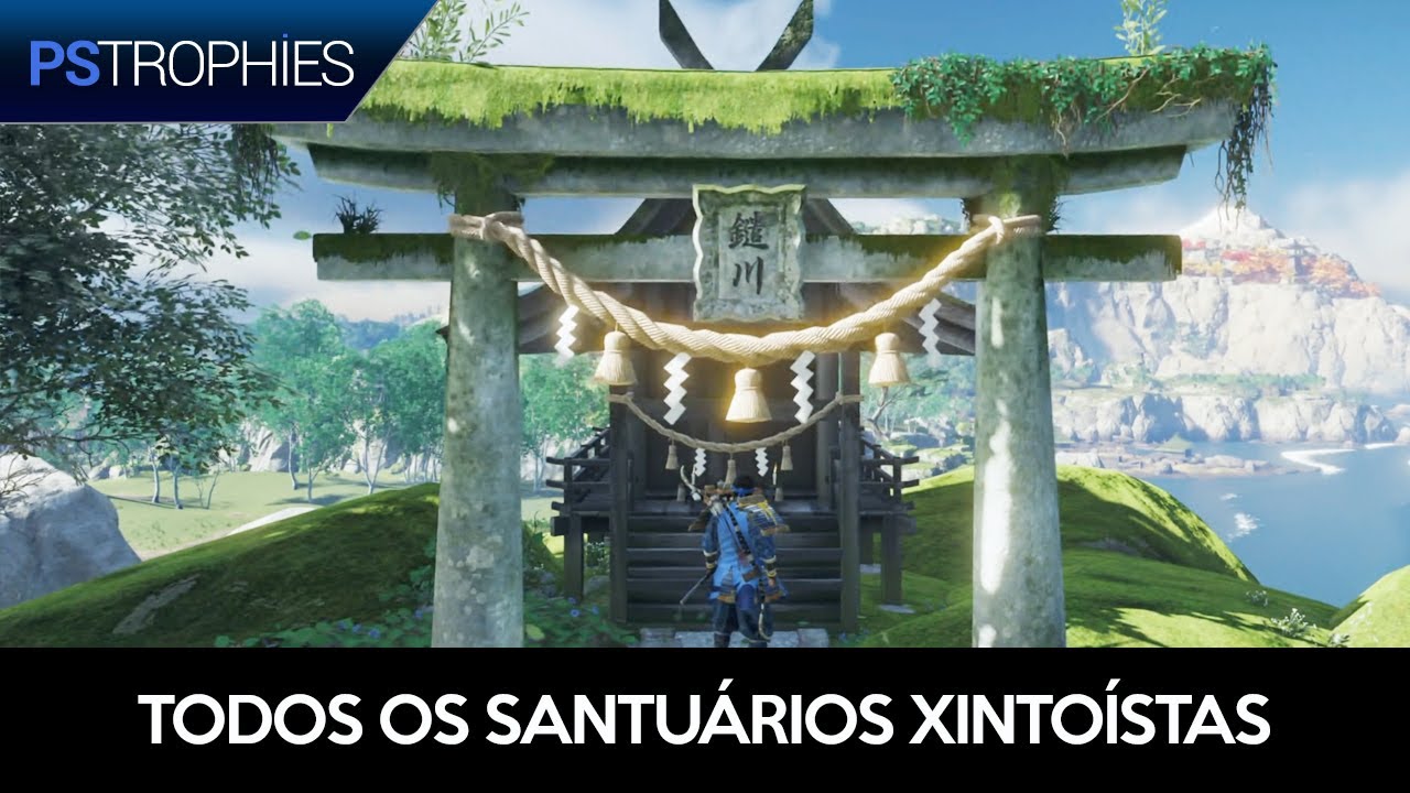 Ghost of Tsushima - Bênção dos Kamis - Troféu 🏆 (Localização de todos os santuários xintoístas)