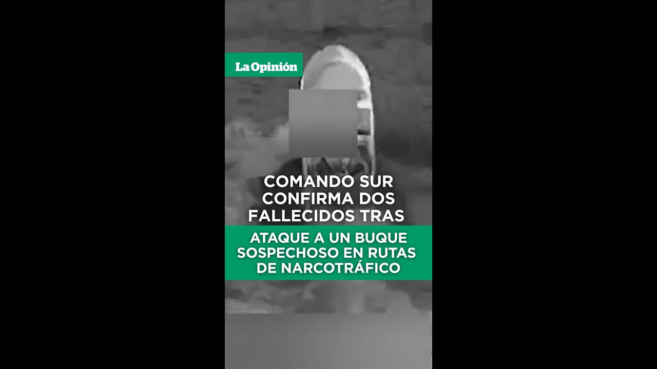 Ataque a&eacute;reo en el Pac&iacute;fico: dos fallecidos en operativo antidrogas / La Opini&oacute;n
