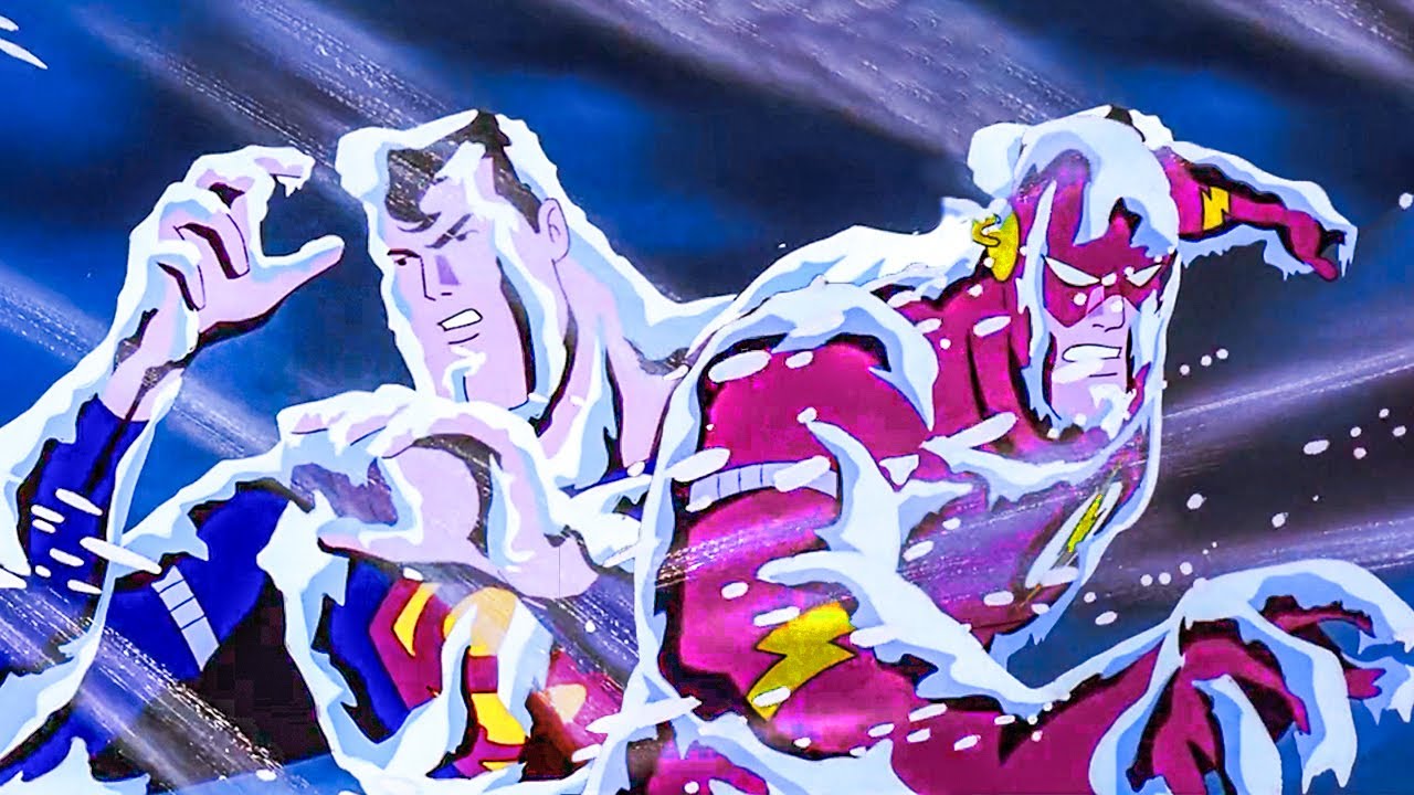 Superman races Flash and Accidentally creates a Disastrous Winter Tsunami