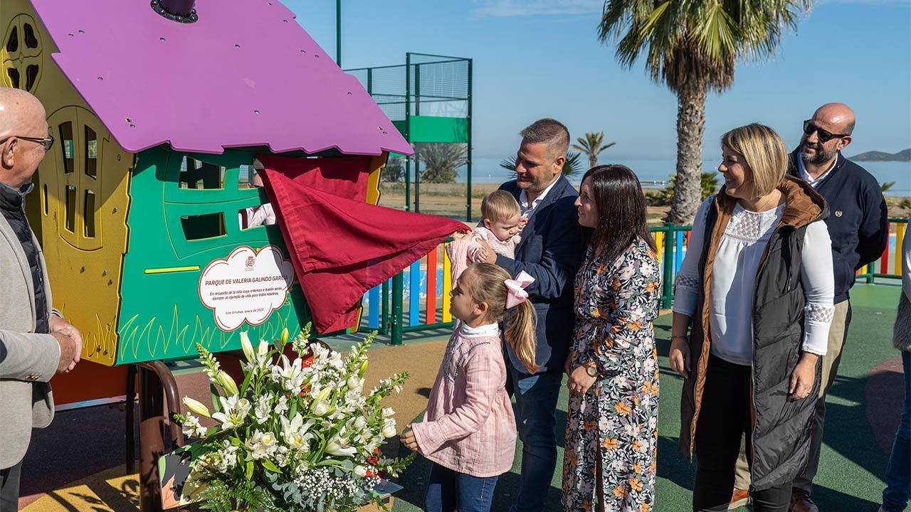 Un parque de Los Urrutias lleva el nombre de la niña Valeria Galindo