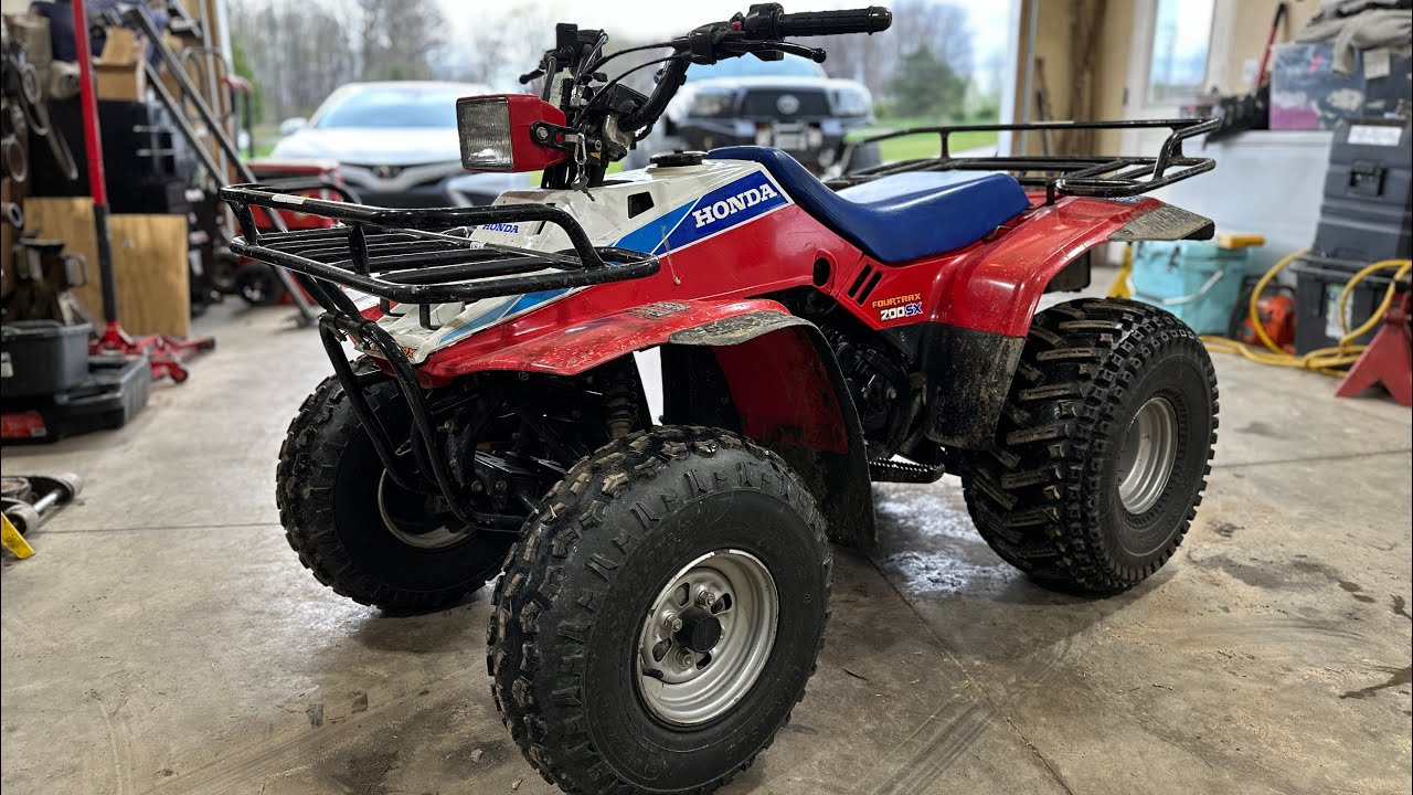 Reviving a Classic. 1986 Honda Fourtrax 200sx