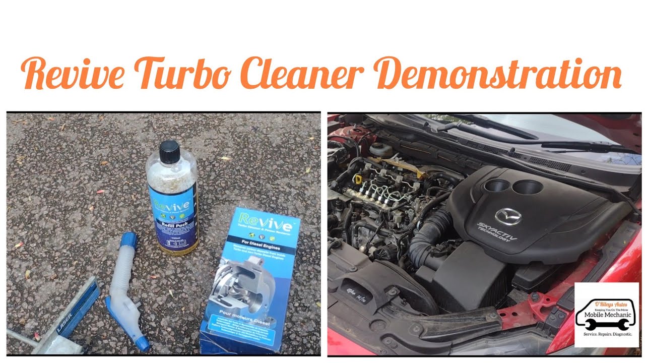 Демонстрация Revive Turbo и очистителя углерода