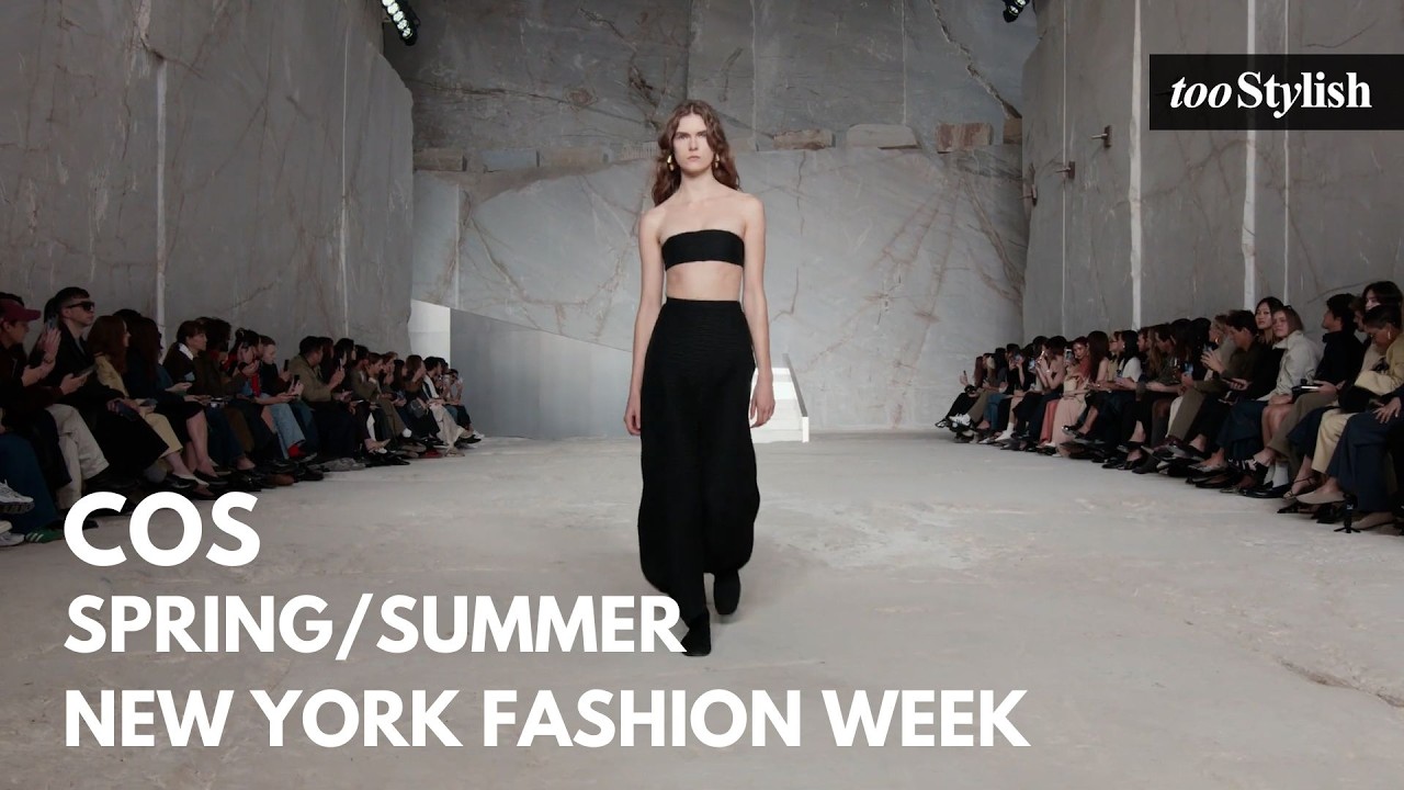 COS | Spring Summer 2025 | New York Fashion Week NYFW | tooStylish Fashion Show Runway Review [4K]
