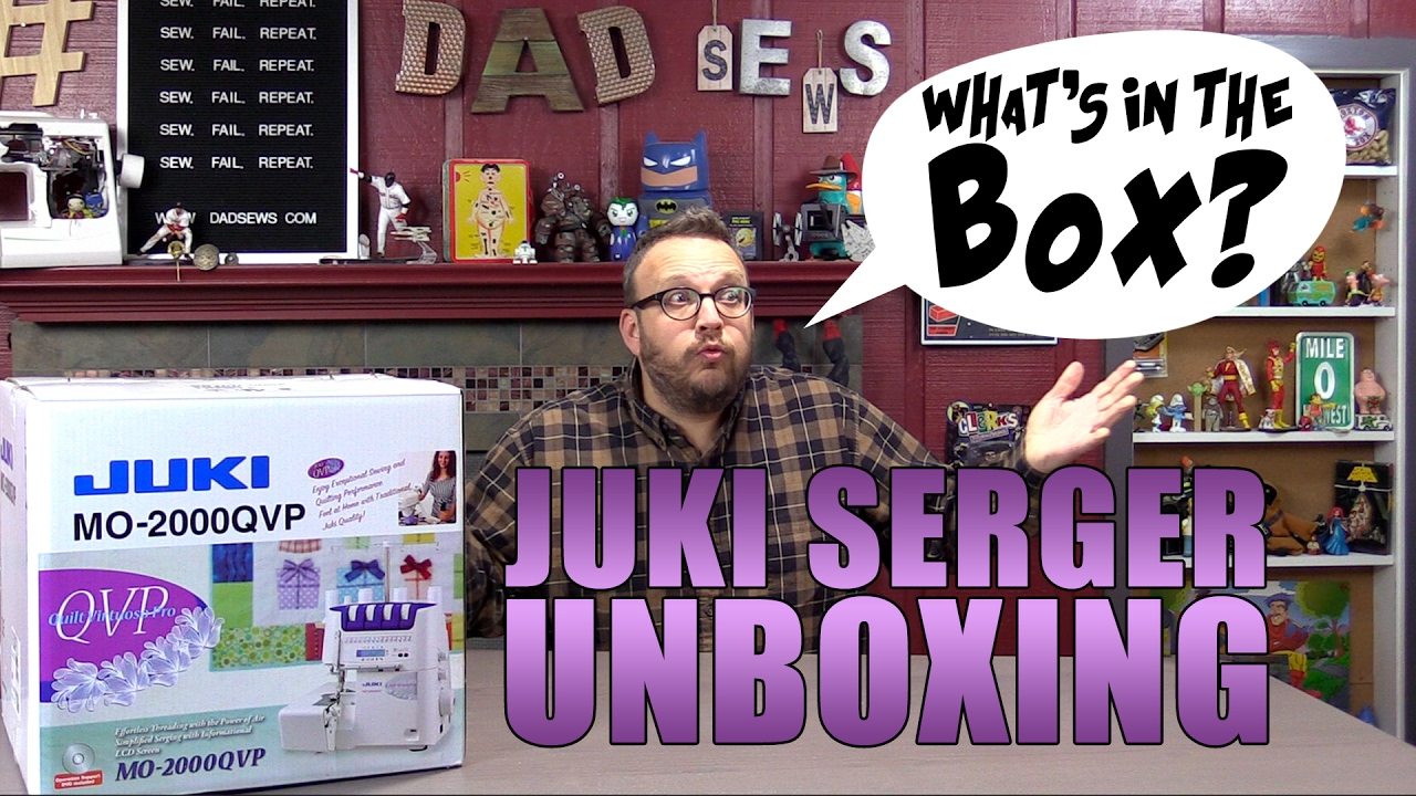 Juki MO-2000QVP Unboxing - Juki Serger Un-Boxing