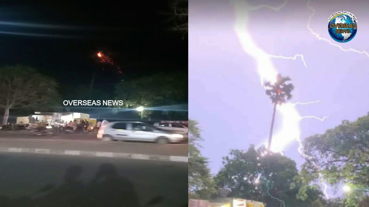 Heavy Rain with Lightning & Loud Thunderstorms in Telangana | Overseas News