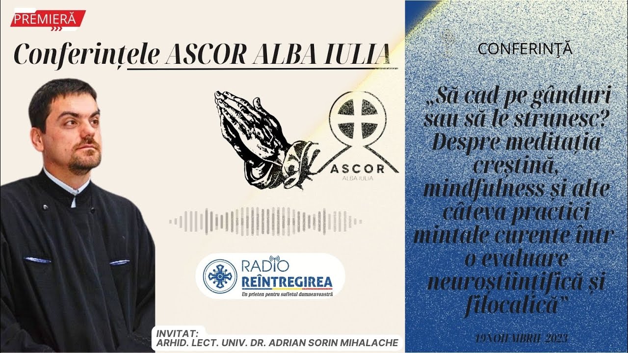 Conferințele ASCOR - invitat arhid. lect. univ. dr. Sorin Mihalache - 19.10.2023