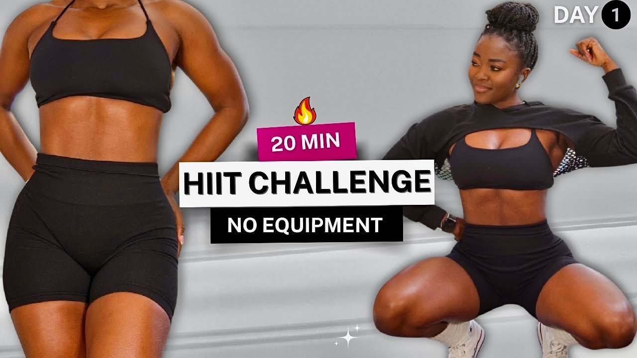 ДЕНЬ 1: HIIT-тренировка для восстановления | Полная перезагрузка тела | 20 минут сжигания жира в ...