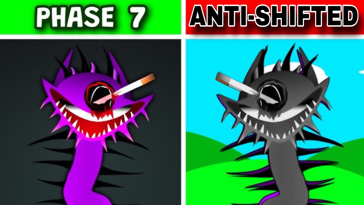 Sprunki PHASE 7 But VS ANTI-SHIFTED Version (NEW REACTIONS)