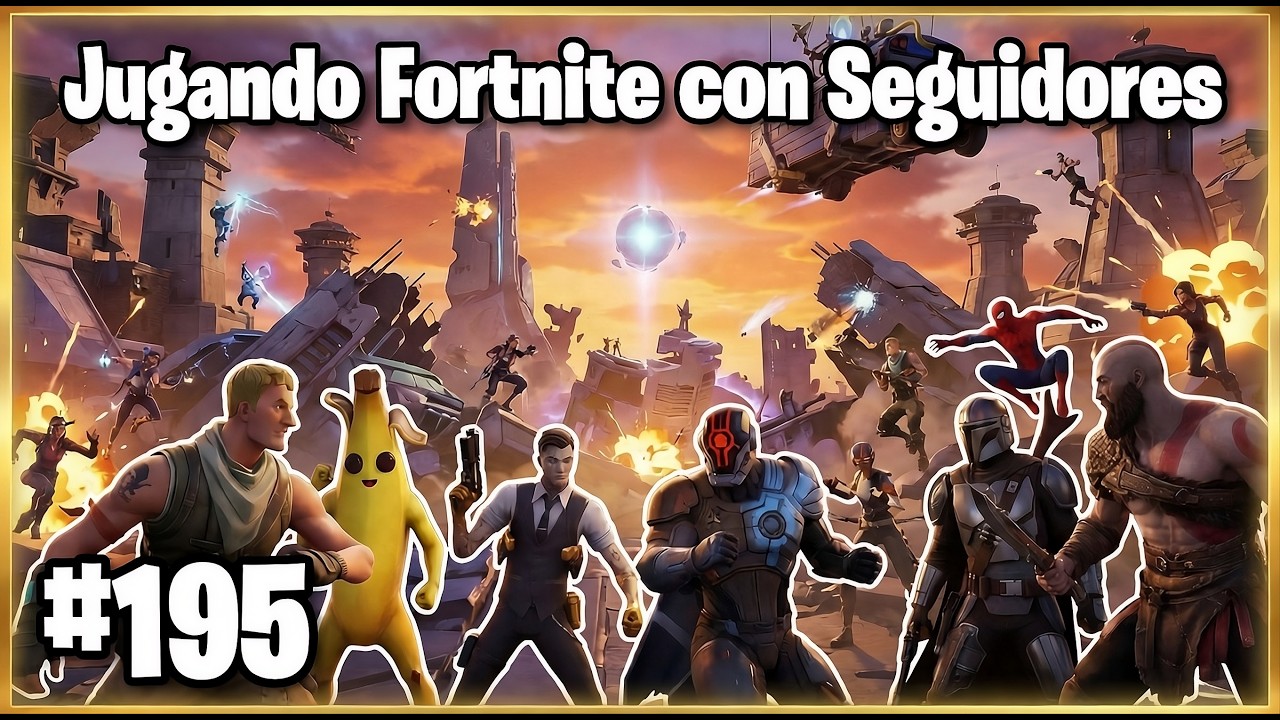 Jugando Fortnite con Seguidores 195 🎮 | Código : [JATXPLAY]