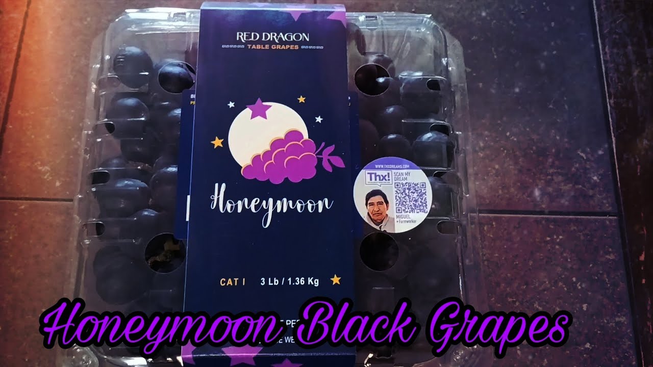 Red Dragon: Honeymoon Black Grapes Taste Test/Review