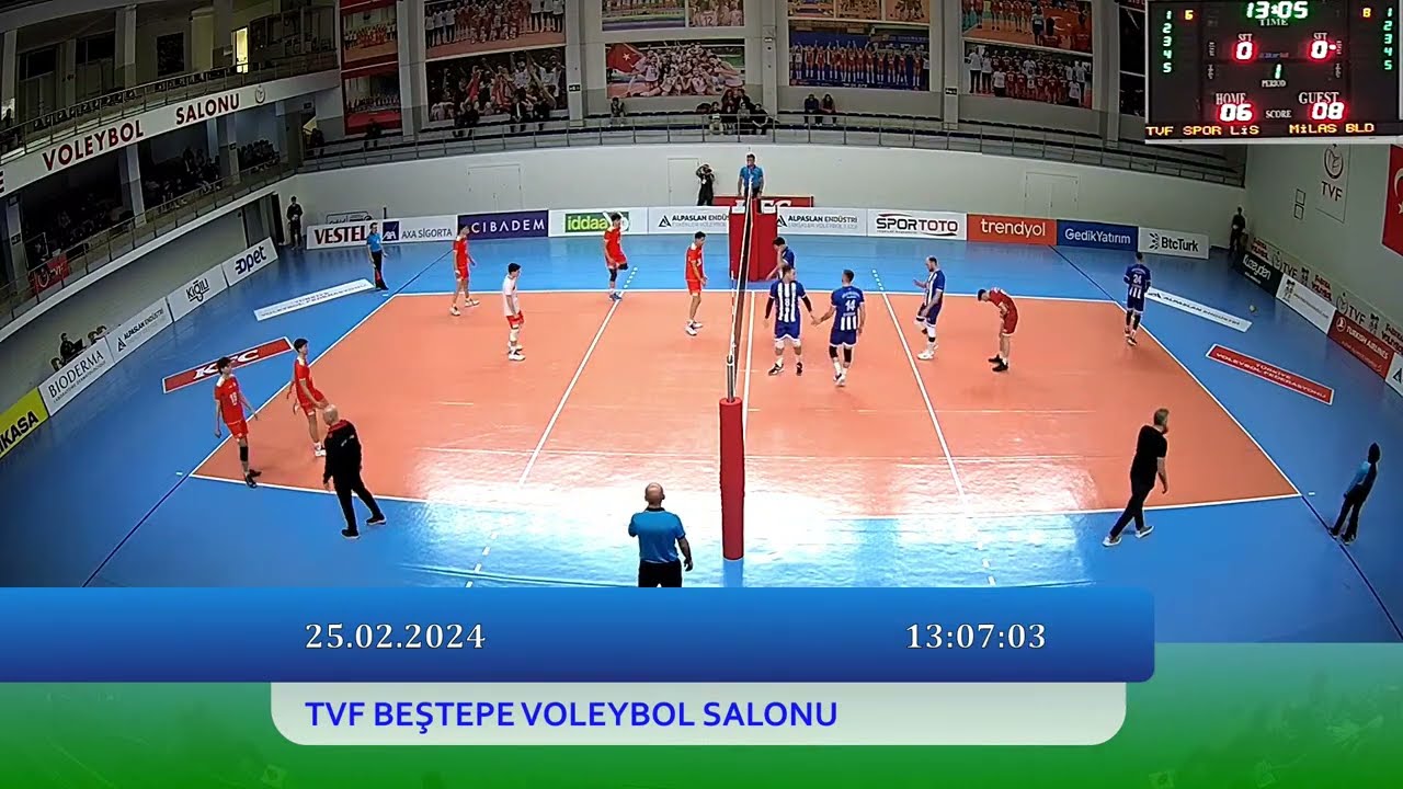 TVF SPOR LİSESİ - MİLAS BLD. Alpaslan Endüstri Erkekler 1. Ligi