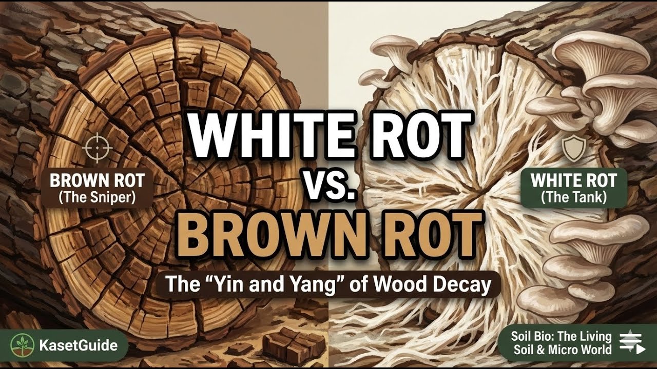 The Sniper vs. The Tank ⚔️ The Secret Fungal War Happening Inside Every Rotten Log