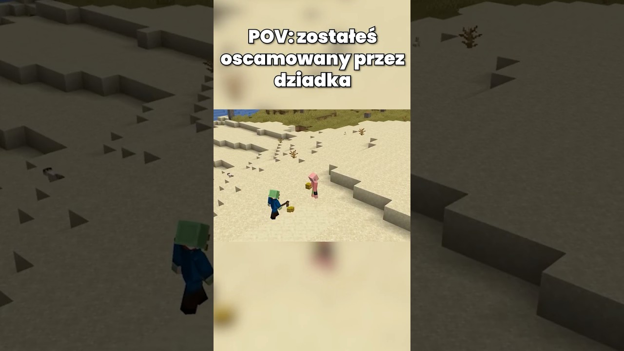 POV: OSCAMOWAŁ cię DZIADEK w Minecraft...