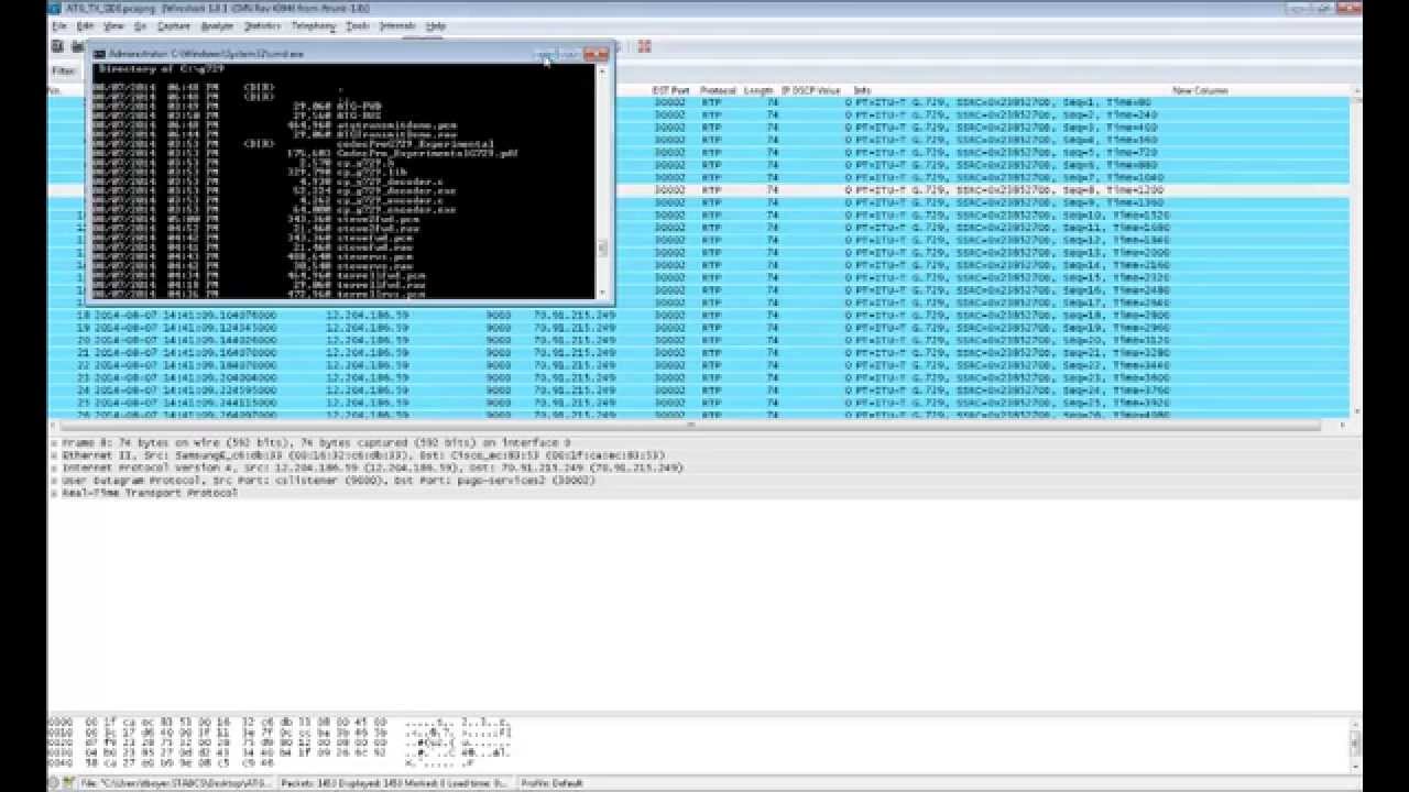 Converting G.729 codec to playable audio