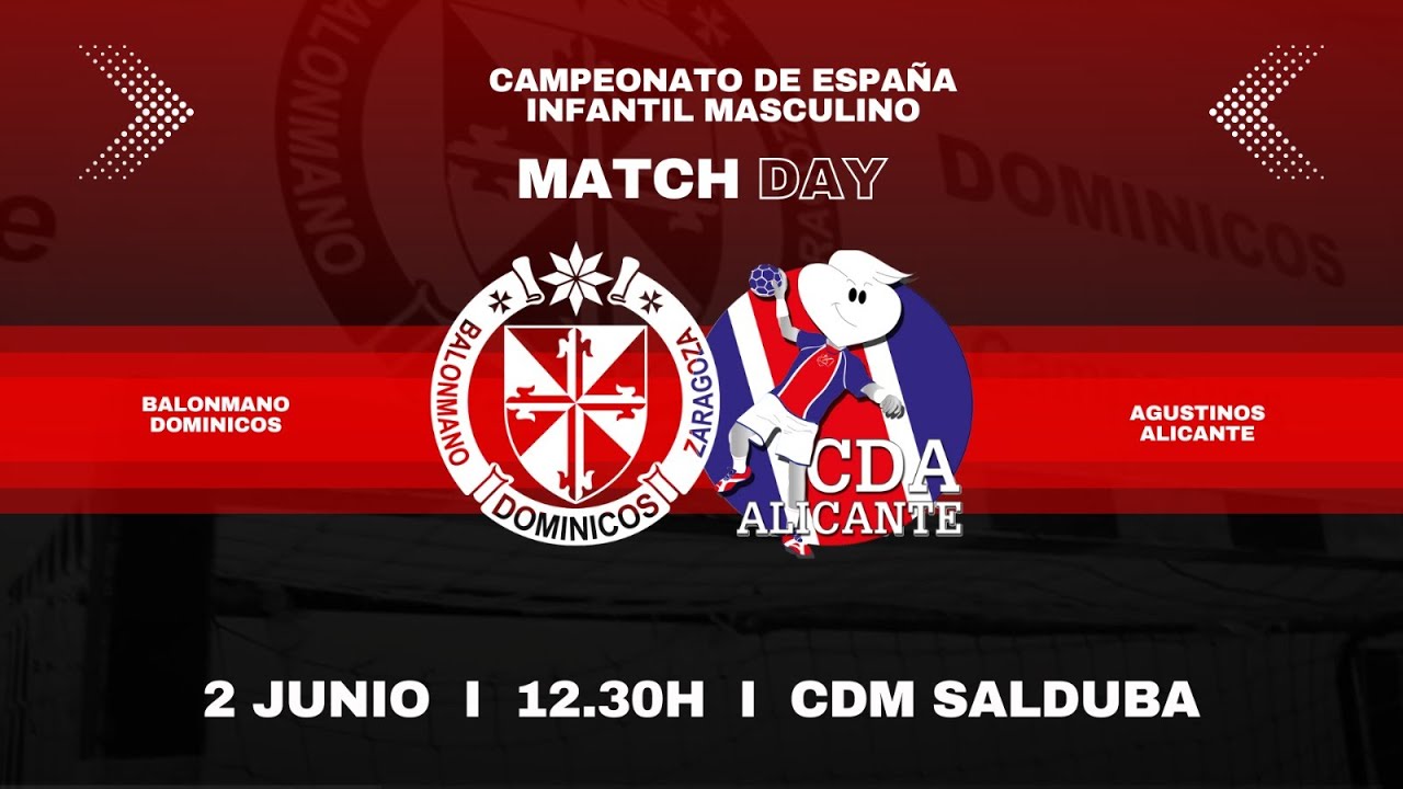 #CDEInfantilBM - Masculino - Final | BALONMANO DOMINICOS - AGUSTINOS ALICANTE